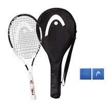 헤드 투어 프로 STR 테니스라켓 + 손목 밴드 7cm 2p 세트, 라임+그레이(라켓), 랜덤발송(손목 밴드)