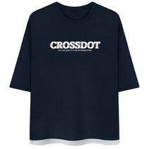 크로스닷 남성용 글리치닷 7부 티셔츠 CRV_0013