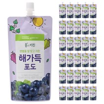 풀무원 풀스키친 해가득 포도주스, 150ml, 40개