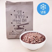 담꽃 팥칼국수 밀키트 2인분 (냉동), 820g, 1개