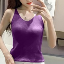 페이퍼먼츠 여성용 글리터 펄 니트 나시 슬리브리스 12391