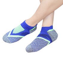 SNF 컬러풀 미끄럼방지 마라톤 런닝양말 2p, 05 로얄 블루
