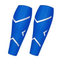 예스몰 슬리브 축구 종아리 보호대 2p, 블루