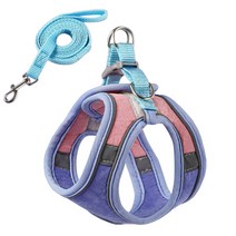 고양이 DAFEN 빛반사 하네스 세트, 블루2