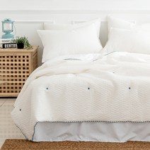 에르미아 도트 햄프 리플 여름이불