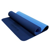앤드어스 TPE 와이드 요가매트 6mm + 보관스트랩 세트, BLUE + SKY