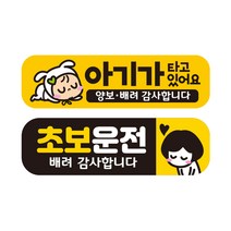 제제데코 자동차 탈부착 자석 고휘도 반사 스티커 미디엄 E230 EB026 + EC033 세트, 혼합색상, 2개입