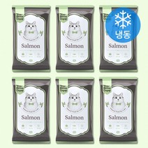 토빈즈챱 고양이 화식사료 (냉동), 50g, 6개, 연어