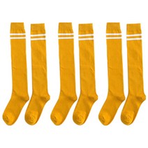 여성용 위드웍스 트렌디 컬러 패션 종아리 양말 3족 세트