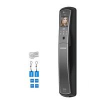 COMMAX 안면인식 지문 푸시풀 도어락 CDL-88PBio