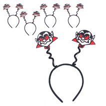 파티쇼 할로윈 스프링 머리띠 드라큐라, 혼합색상, 5개