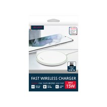 아이리버 15W 고속 무선충전 패드 IHW-F30P, 화이트, 1개