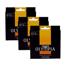 OLYMPIA 기타줄 3p, AGS-802, 혼합색상