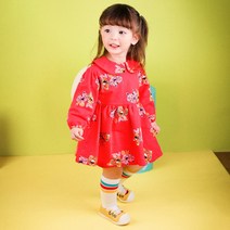 몰리멜리 여아용 동글 카라 캐릭 원피스