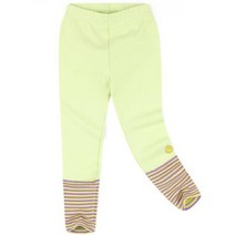 앤디애플 아동용 골지 스트라이프 배색 레깅스