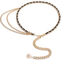 지앤와이 레이어드 체인 벨트