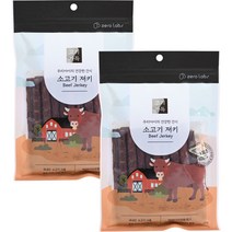 제로랩스 강아지용 고기가득 스틱져키 130g, 소고기 맛, 2개