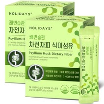 홀리데이즈 쾌변습관 차전자피 식이섬유 30p, 150g, 2개