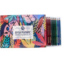 JNJ Brutfuner 수성 색연필 세트, 72색, 1세트