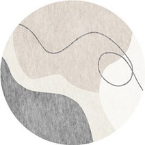 JCP 홈 스테이 감성 라운드 러그