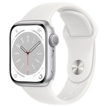 Apple 애플워치 8 GPS, 실버, 41mm