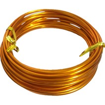 수공예 컬러 철사 2.5mm, 1개, 60 딥 골드