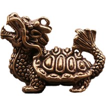 JCP 레트로 앤틱 서예붓 거치대 용거북 B, 1개