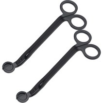 센스이따 양초 촛불 심지 컷 가위, 04 검은색, 2개