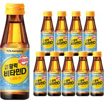 비타500 기분 좋은 활력 비타민D 1000IU 음료, 10개, 100ml