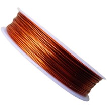 공예 컬러 철 와이어 05 0.5mm, 오렌지, 1개