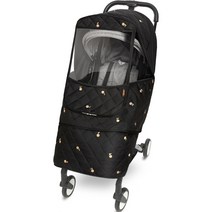 마니또 멜란지 자수 패딩 소형 방풍커버, 블랙 리틀페어, 1개