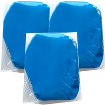 이야코 플라스틱 칼라 점토 200g, 파랑, 3개