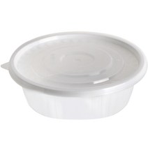 스완 일회용 배달 사출 195파이 용기 백색 소 1050ml, 200개, 1개입