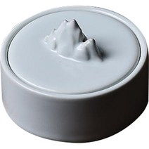 덮게있는 06 Ru kiln Qingshan 청자 벼루, 1개
