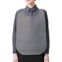 웰프런 일회용 부직포 위생 앞치마, 100개, 그레이