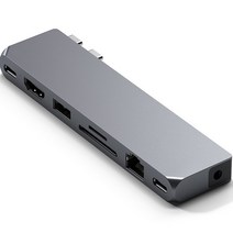 사테치 C타입 8in1 USB4 맥북 프로 초고속 멀티 허브 맥스, Space gray