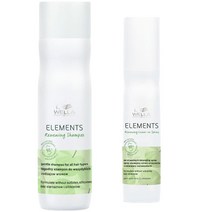 웰라 프로페셔널 엘리먼츠 리뉴잉 샴푸 250ml + 리뉴잉 리브인 스프레이 150ml 세트 JHK_1064, 1세트