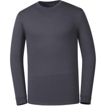 파라고나 남성용 기모 라운드 티셔츠