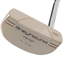 예스골프 그레이하운드 퍼터 마를린 샴폐인 83.82cm   영신 골프티 세트, R, 3도