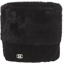 헤지스골프 WINTER ESSENTIAL 니트 넥워머, 블랙