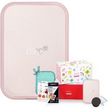 캐논 인스픽 P2 로즈골드 + 기프트박스 랜덤발송 + 인화지 50p + 원형인화지 40p + 하드케이스 + 그립톡 2p 랜덤발송 세트, PP1003A