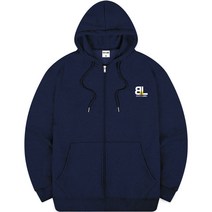 베이직라벨 남성용 기본반전B 기모 후드집업 BHA_0002