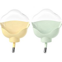 카르노코리아 햄스터 플라워 대용량 급수기 FREE, 2개, 옐로우, 그린