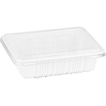 스완 도시락 일회용기 2318 84호 백색 1500ml, 1개입, 100개