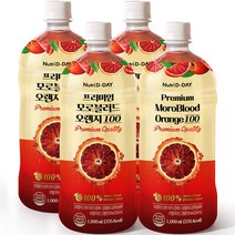 뉴트리디데이 프리미엄 모로블러드오렌지 100, 1000ml, 4개