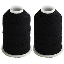 COTS 소형 고무실 2p, 블랙, 블랙, 250m, 2개