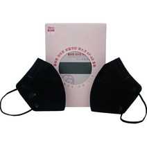 올바른 라이트 비말차단마스크 중형 KF-AD, 30개입, 블랙, 1개