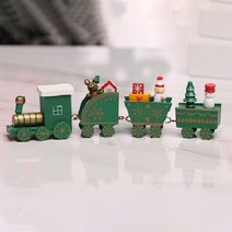 땡스상점 크리스마스 DIY 기차 그린 2p, 혼합색상