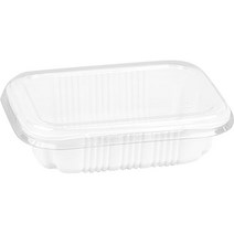 스완 국 찜 탕 도시락 실링 배달 일회 용기 19155 920ml x 100p 백색 + 뚜껑 100p 세트, 100개입, 1세트