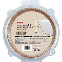 생활을그리다 에어프라이어 접시형 종이 호일 무표백, 90개